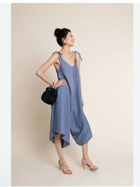 Leroli Ninetta Jumpsuit in Blue Sea Sz S
